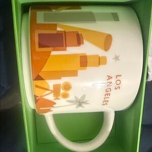 Starbucks Los Angeles Mug - Orange and Green